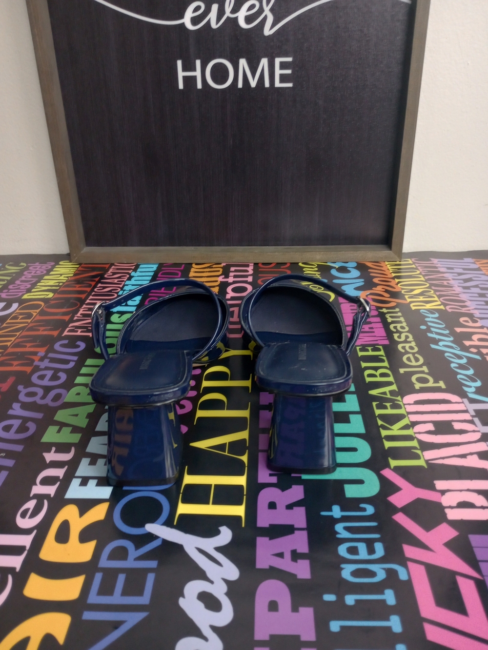 Marc Fisher Navy💙 Blue Patent Pointed-Toe Mules! - Picture 4 of 5